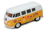 Volkswagen Bus (Kombi) 62"Customize - Welly 1:34 amarelo